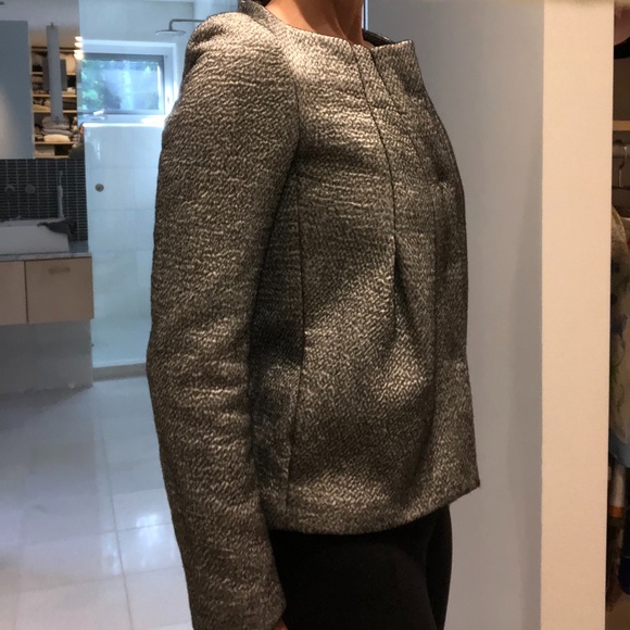 Mottled Silver Jacket by Poleci sz 2 - Picture 11 of 11